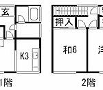 亘理町賃貸戸建　亘理郡亘理町字上茨田106-1　山田荘7号室 画像1