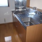 賃貸アパート　メゾンド・グリーン101号室　亘理町字狐塚49　間取り2LDK　家賃45,000円　対面式キッチン！　 画像4